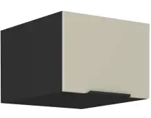 ARMONIA 50 NAGU-36 1F szafka kuchenna wisząca czarny mat / cashmere
